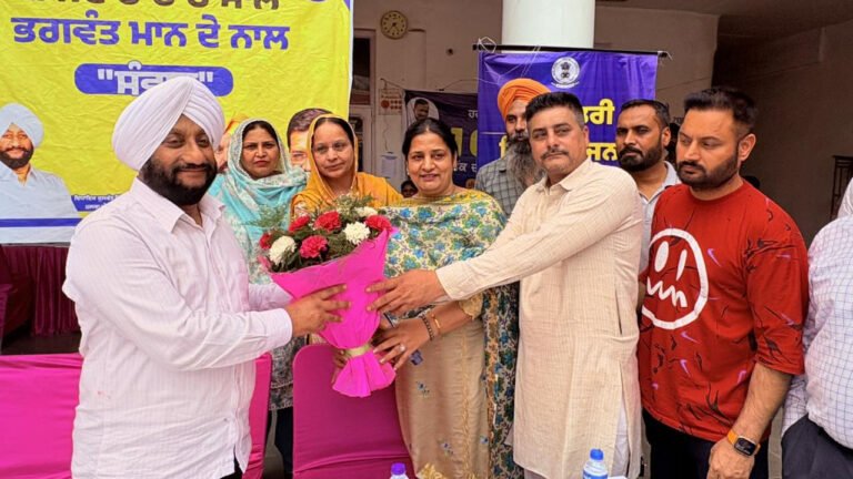 MLA Mohali Kulwant Singh Addresses ‘Dialogue’ Program in Madanpur, Highlights Four Years of Development