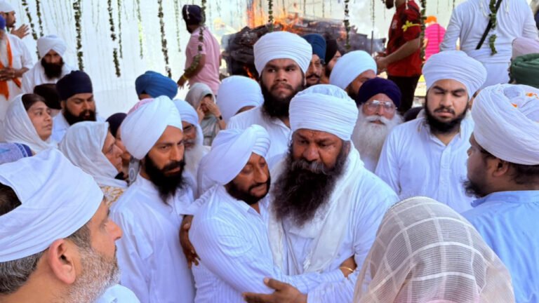 MLA Mohali Kulwant Singh Pays Tribute to Sant Baba Mahender Singh Ji at Final Farewell Ceremony