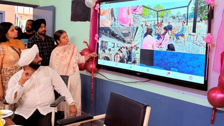 Mohali MLA Kulwant Singh Inaugurates LED Screens at Govt. High School Saneta to Strengthen Digital Education