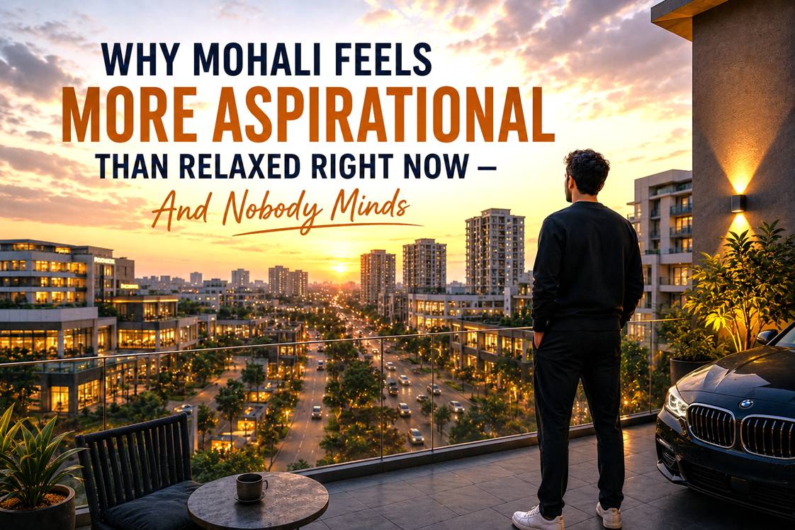 Young professionals experiencing aspirational urban lifestyle culture in Mohali