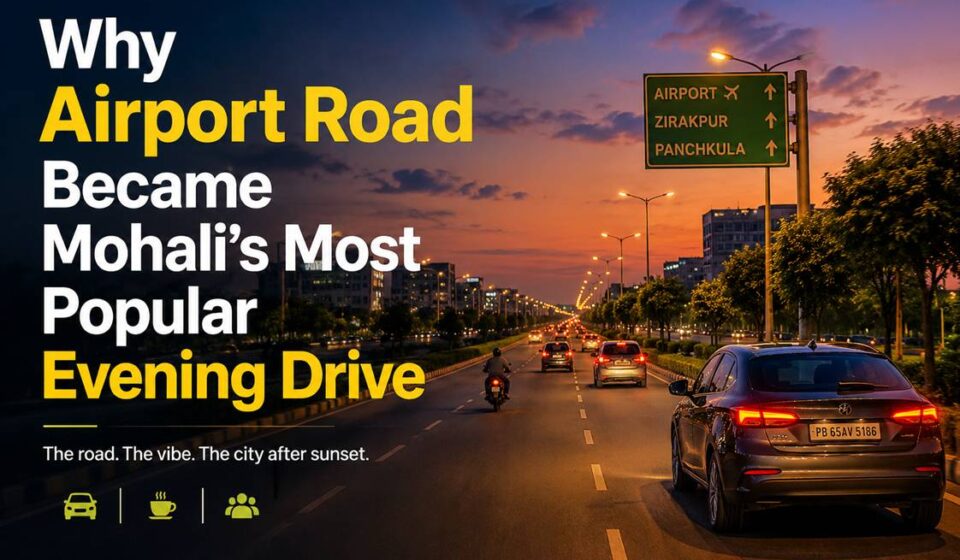 Why Airport Road Became Mohali’s Most Popular Evening Drive