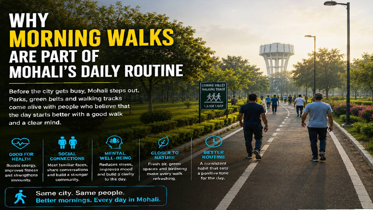 Why Evening Walks Are Part of Mohali’s Daily Routine