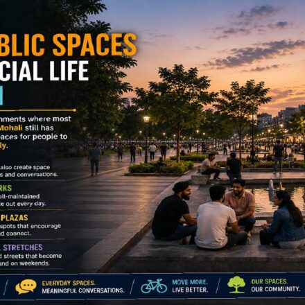 How Open Public Spaces Shape Social Life in Mohali
