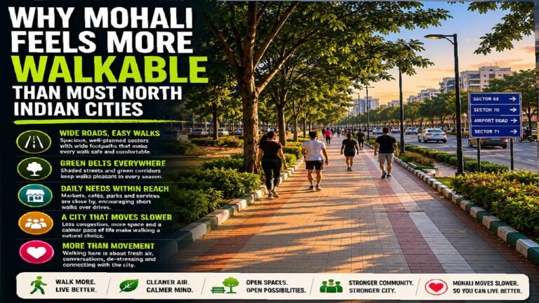 Why Mohali Feels More Walkable Than Most North Indian Cities