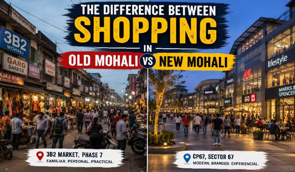 The Difference Between Shopping in Old Mohali and New Mohali