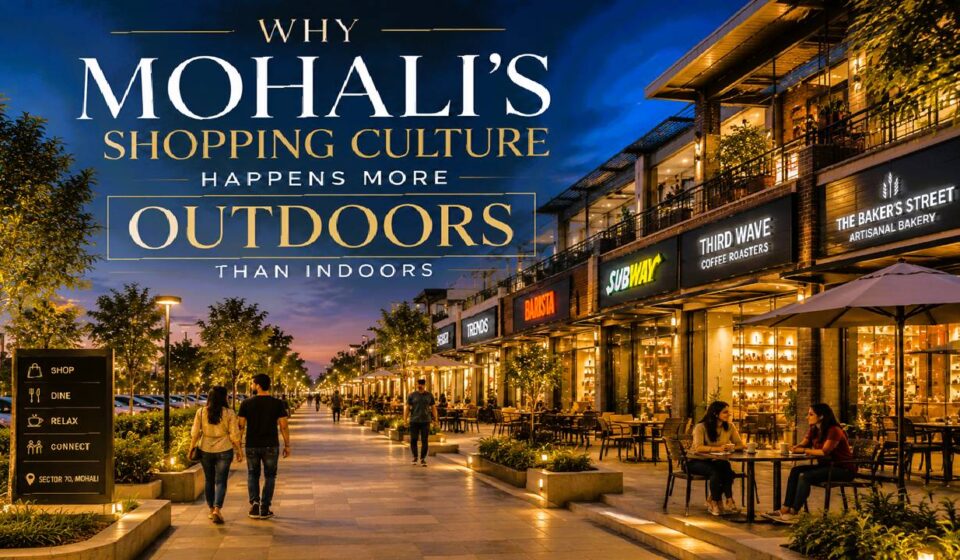 Why Mohali’s Shopping Culture Happens More Outdoors Than Indoors