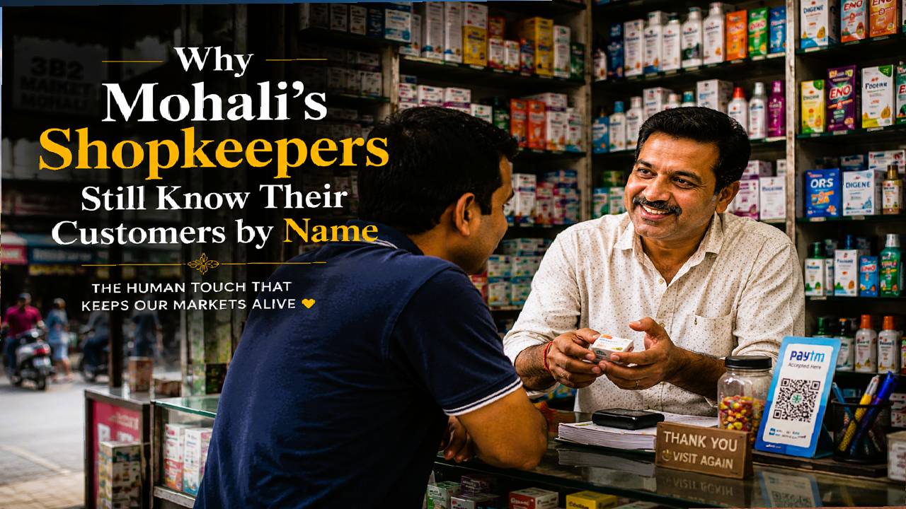 In Mohali, shopping is still personal.