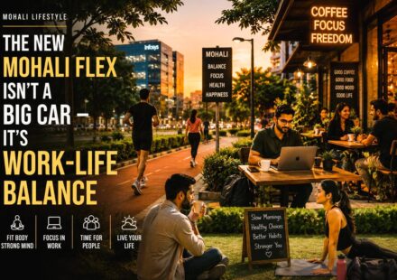 Young professionals in Mohali enjoying balanced urban lifestyle after work