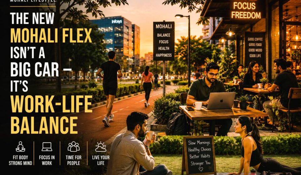 Young professionals in Mohali enjoying balanced urban lifestyle after work