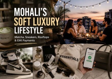 Young adults enjoying Mohali’s modern café and rooftop lifestyle culture