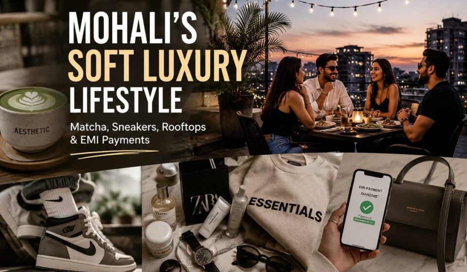 Young adults enjoying Mohali’s modern café and rooftop lifestyle culture