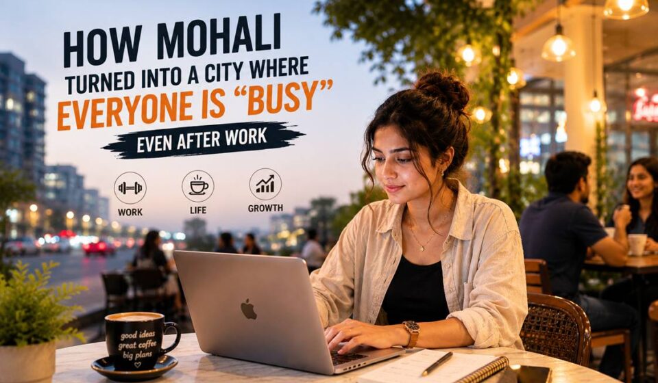 Young professionals in Mohali balancing work, cafés, fitness, and social life