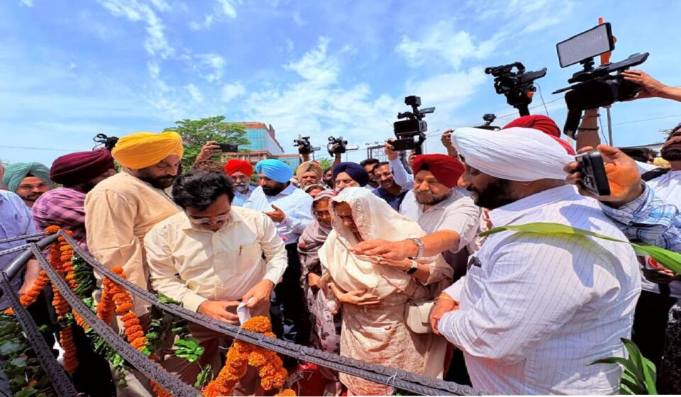 MLA Kulwant Singh meeting residents at his office and discussing public grievances and development-related issues in Mohali