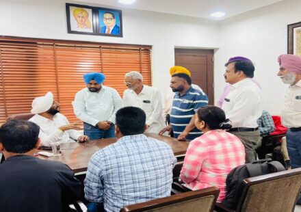 MLA Kulwant Singh interacting with Mohali residents, listening to public concerns and discussing solutions for local development and citizen services in SAS Nagar Mohali