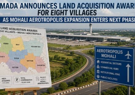 GMADA Aerotropolis land acquisition project in Mohali