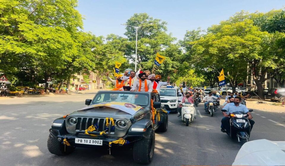 Mayor Sarabjeet Singh Samana expresses gratitude after being appointed Mayor of Mohali and thanks Chief Minister Bhagwant Mann, Arvind Kejriwal, and fellow councillors