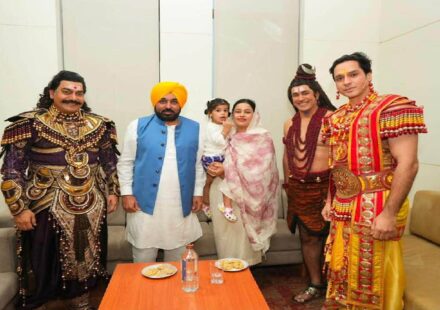 Hamare Ram theatrical performance beginning in Mohali as part of Punjab Government's statewide cultural programme.