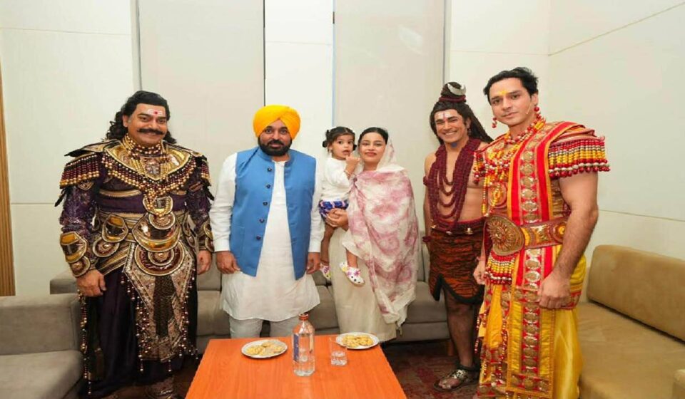 Hamare Ram theatrical performance beginning in Mohali as part of Punjab Government's statewide cultural programme.