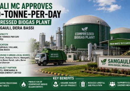 Proposed compressed biogas plant and waste processing facility at Samgauli near Mohali