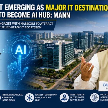 Punjab is stepping up its technology investment push, with CM Bhagwant Mann positioning Mohali as a potential hub for artificial intelligence, digital innovation and Global Capability Centres