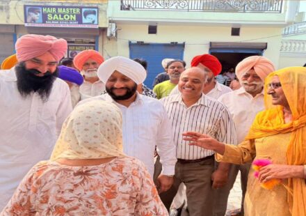 Senior pilgrims depart from Saneta village in Mohali under the Chief Minister Tirath Yatra Scheme.