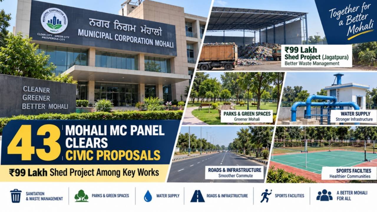 Mohali Municipal Corporation civic development and sanitation projects