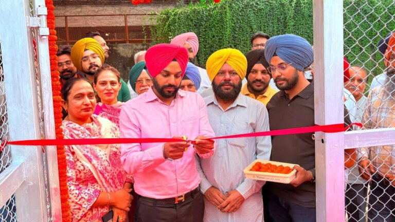Badminton Court Opened at Kargil Park in Sector-71, Mohali