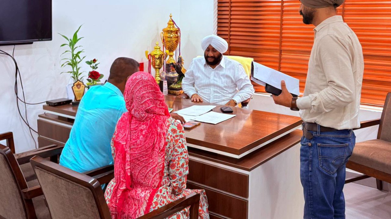 Mohali public meeting held by Kulwant Singh at his office