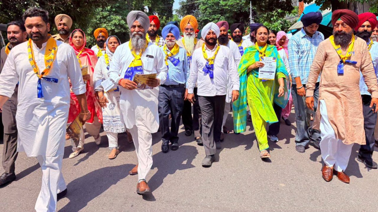 Sector-71 public contact campaign at Guru Ghar in Mohali