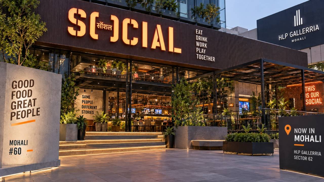 SOCIAL opens its 60th outlet at HLP Gallerria in Sector 62 Mohali
