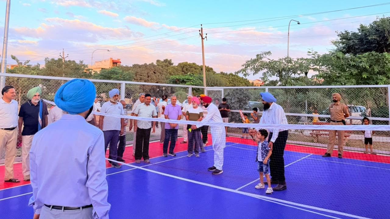 Sector-79 badminton court inaugurated for youth sports in Mohali