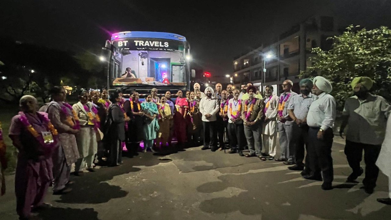 Chief Minister's Pilgrimage Yatra for elderly pilgrims from Sohana to Vrindavan and Mathura